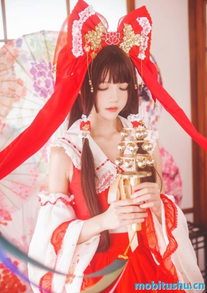 桜桃喵 NO.019 - 灵梦 新年快乐 写真